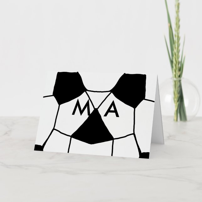 Monograma simple añada su letra de nombre man mini (Anverso)