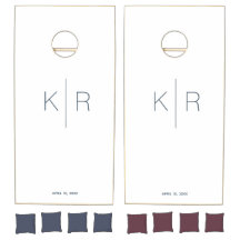 Monograma Simple, Elegante Y Moderno Negro Y Blanc