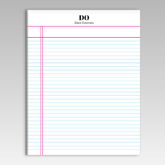Monograma simple Margin College Bloc de notas gobe