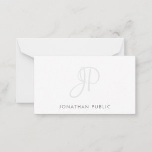 Monograma simple plantilla de caligrafía Minimalis