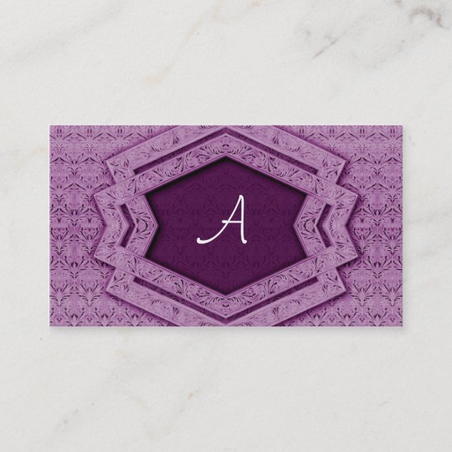 Monograma - tarjeta de visita (Anverso)