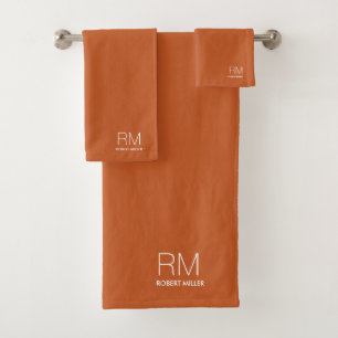 Monograma Terra Cotta Moderno estilo Minimalista