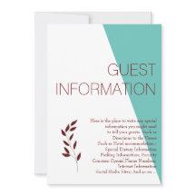 Monograma verde azulado 💍 tarjeta de gabinete mod