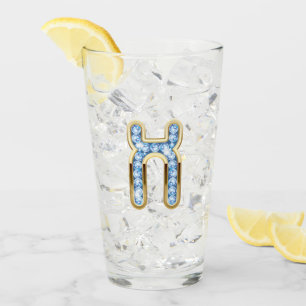 Monograma X - Vidrio de 16 oz