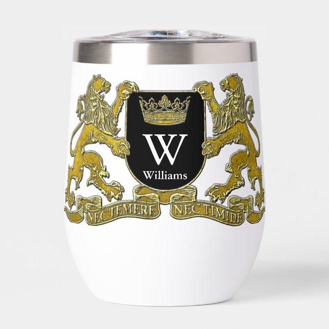 Monograma y color del escudo de armas (Frente)