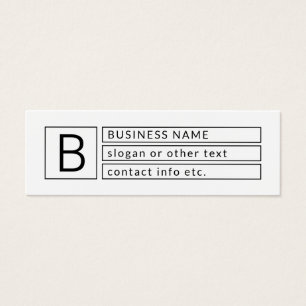 Monograma y nombre comercial elegantes (u otro tex