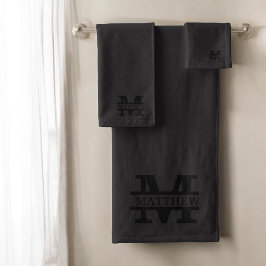 Monograma y nombre elegantes personalizados