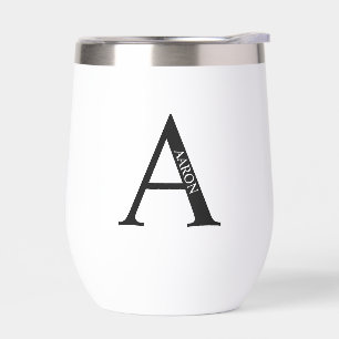 Monograma y nombre personalizados