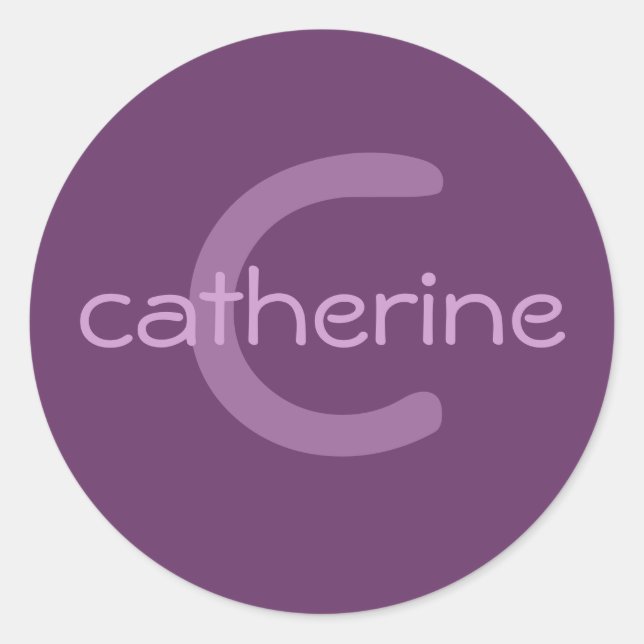 Monograma y Pegatina de nombres (Anverso)