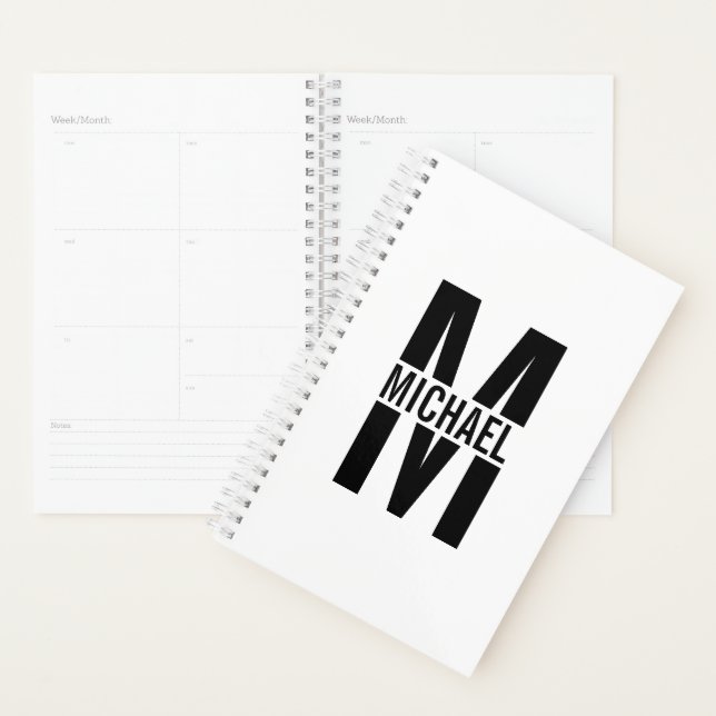 Monograma y planificador de nombres personalizados (Demostración)