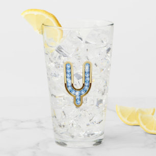 Monograma Y - Vidrio de 16 oz