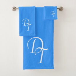 Monogramado - Brillante azul