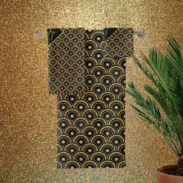 Monogramado - deco de arte negro y oro