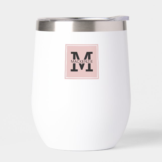 Monogramado moderno y Minimalista personalizado (Izquierdo)