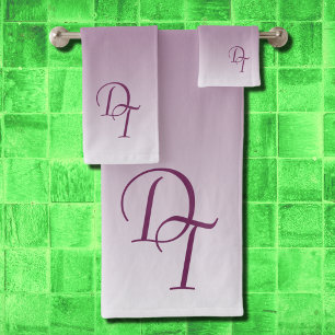 Monogramado - negro magenta en la oscuridad