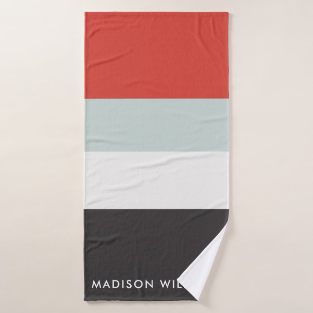 monogramado, nombre, (Toalla de baño)