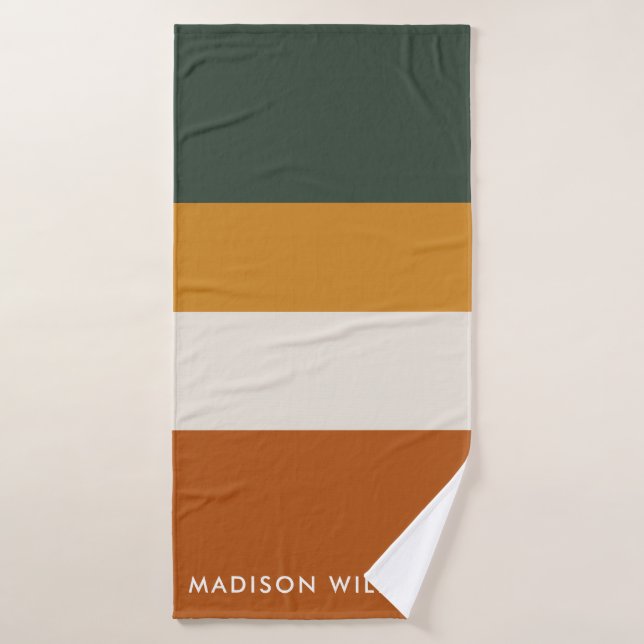 monogramado, nombre, (Toalla de baño)