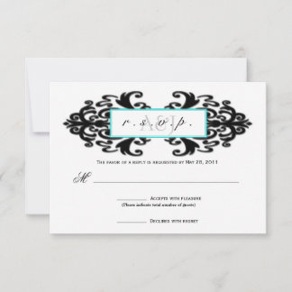 Monogramado Ornamental Damask RSVP