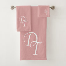 Monogramado - rosa pastel