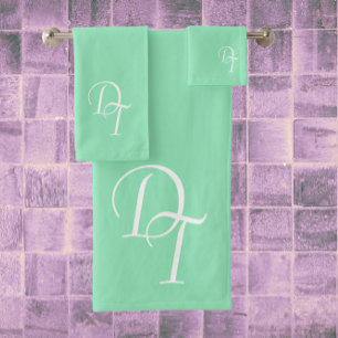 Monogramado - verde marino