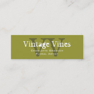 Monogramas de la tarjeta de visita de Personalizab
