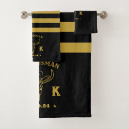 Monogramas personalizados salvajes de Cowboy occid