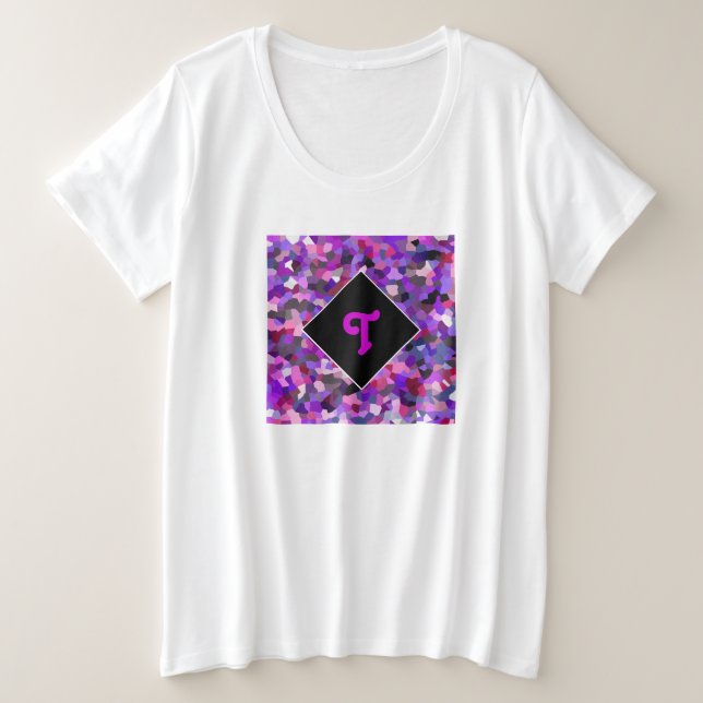 Monogramed Confetti Purple (Anverso del diseño)