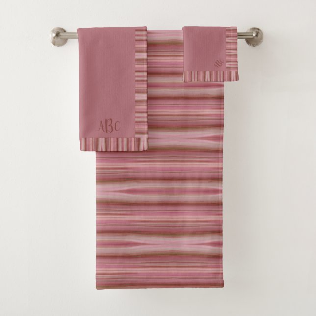Monogramed Dusty Rosa (In situ)