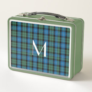Monogrammed Clan MacKirdy Jugó Caja Metalizado De