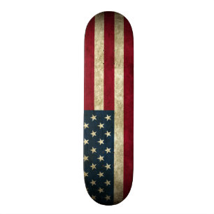 Monopatín AMERICANO de la cubierta de la BANDERA