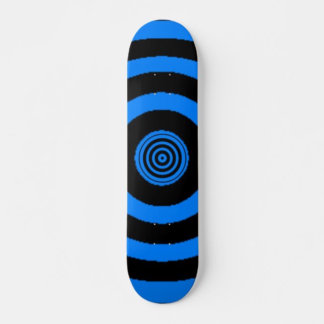 Monopatín azul de la diana (Anverso )