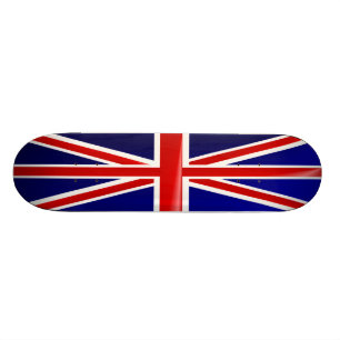 Monopatín británico de la bandera