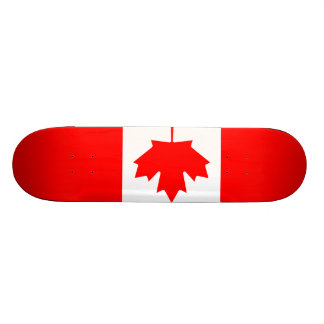 Monopatín canadiense de la bandera