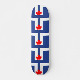 Monopatín con bandera de Toronto, Canadá
