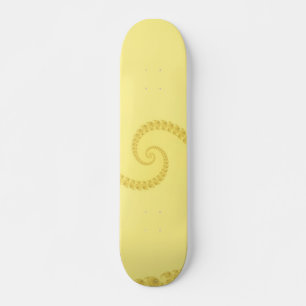 Monopatín de Doble Espiral de Oro Amarillo