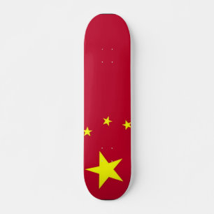 Monopatín de la bandera de China