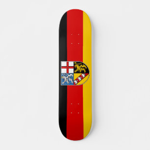 Monopatín de la bandera de Saarland