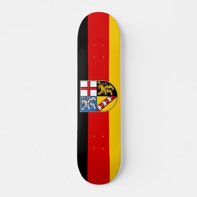 Monopatín de la bandera de Saarland (Anverso )