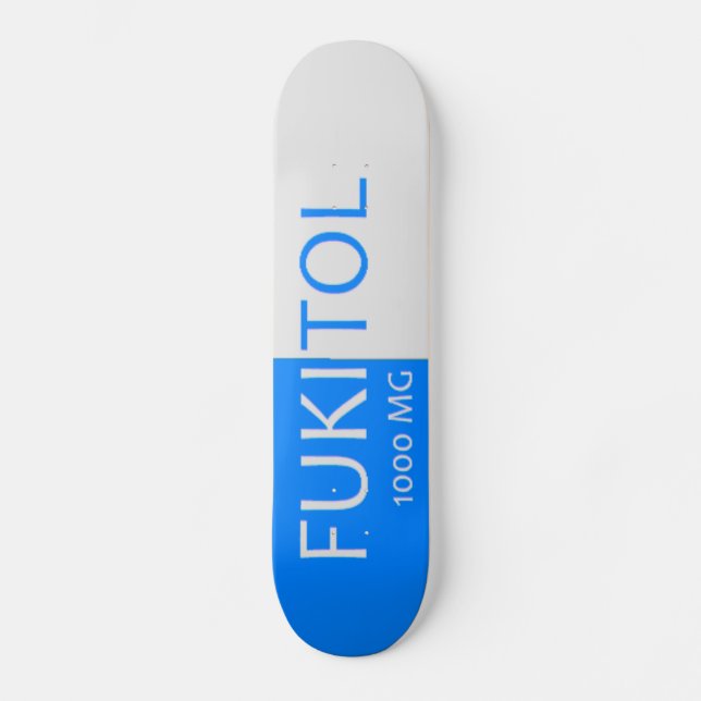 Monopatín de la píldora de Fukitol (Anverso)
