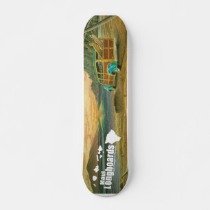 Monopatín de Maui Longboards Woody Longboard