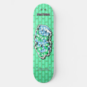 Monopatín del arte de encargo de la pintada del ~