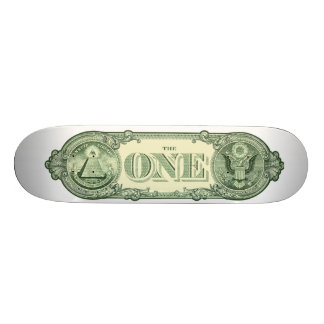 Monopatín del billete de dólar