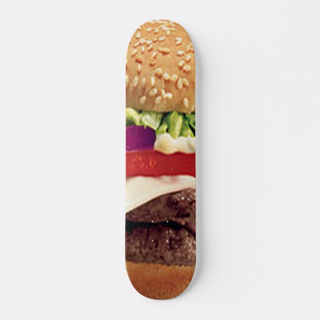 Monopatín del cheeseburger favorable (Anverso )