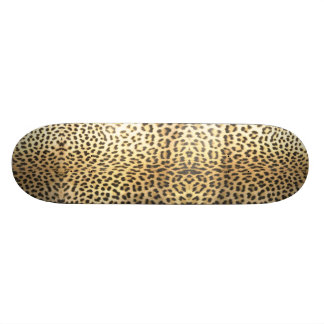 Monopatín del estampado leopardo