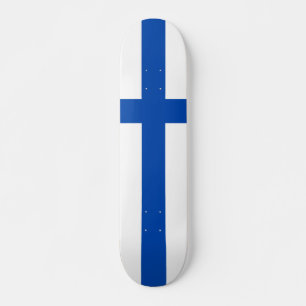 Monopatín del lippu de Suomen - la bandera de