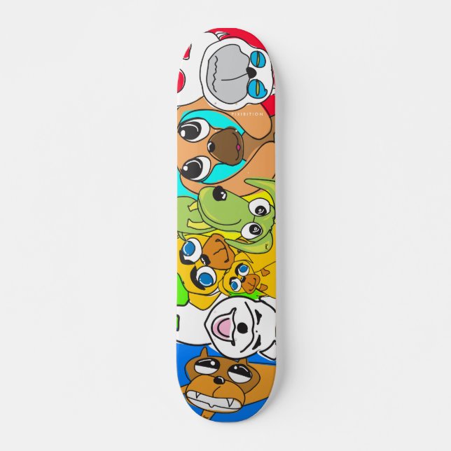 Monopatín del perrito (Anverso )