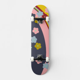 Monopatín floral Monjii