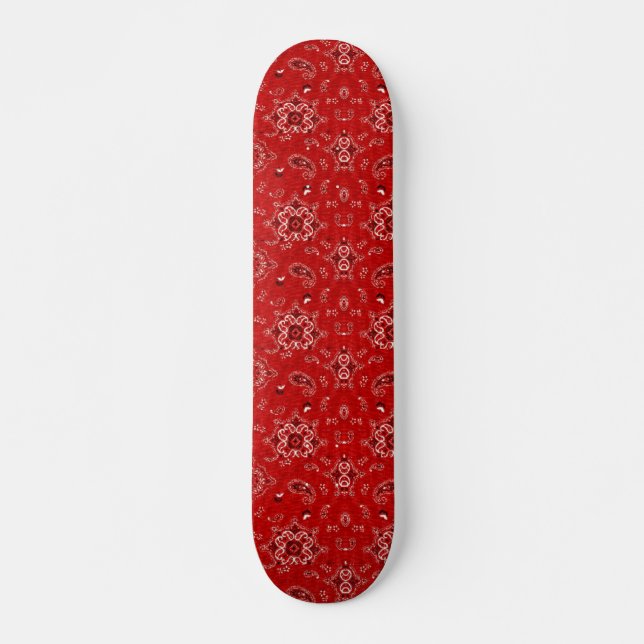 Monopatín rojo del pañuelo (Anverso )