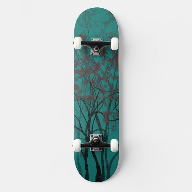 Monopatín torcido del bosque del árbol (Anverso)