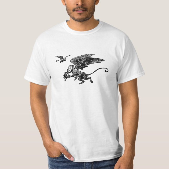 ¡monos del vuelo! Camisa del mono de mago de Oz (Anverso)